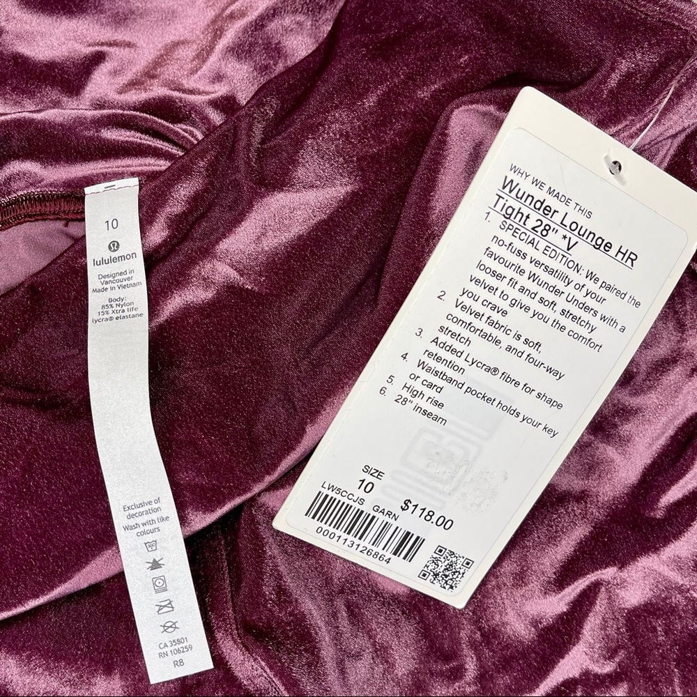 Lululemon Velvet Wunder Under High Rise Leggings - Picture 13 of 13